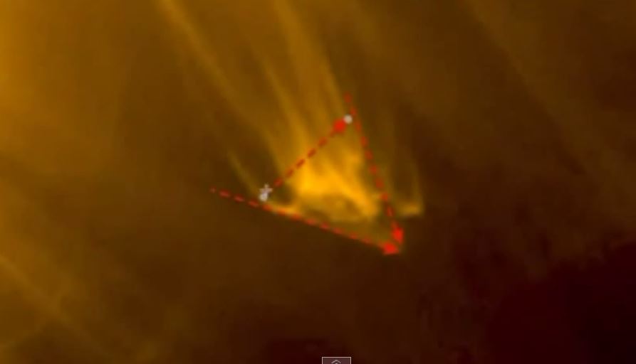 Ufo precipita sul sole 2