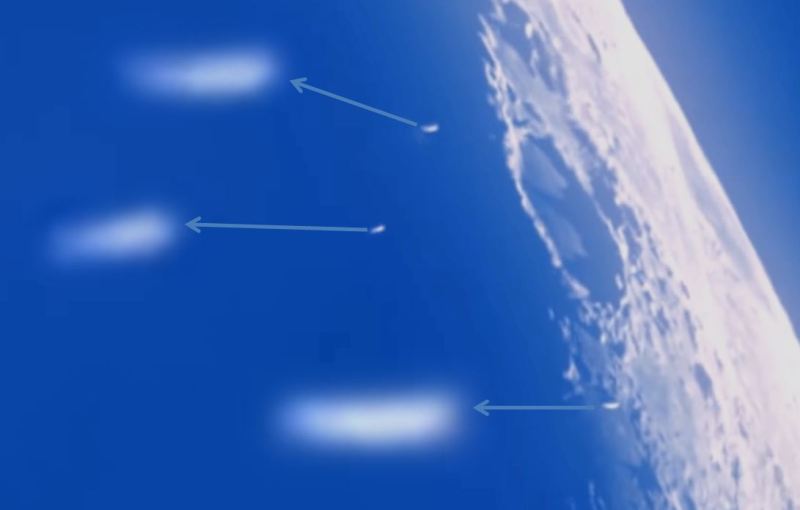 UFO LUNA TELESCOPIO