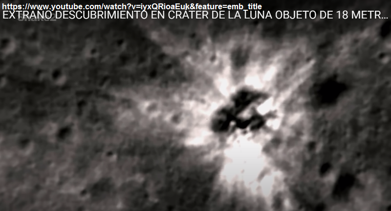LUNA, OGGETTO DI 18 METRI IN UN CRATERE