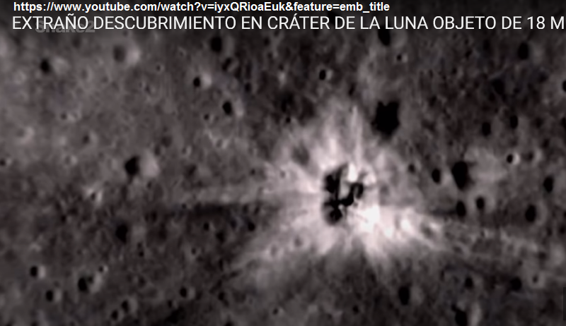 LUNA, OGGETTO DI 18 METRI IN UN CRATERE