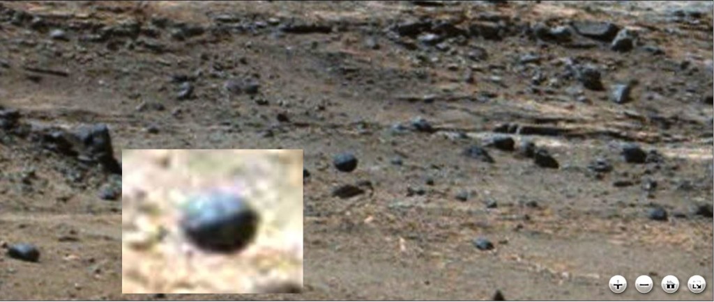 Una strana sfera volante immortalata su Marte da Curiosity.
