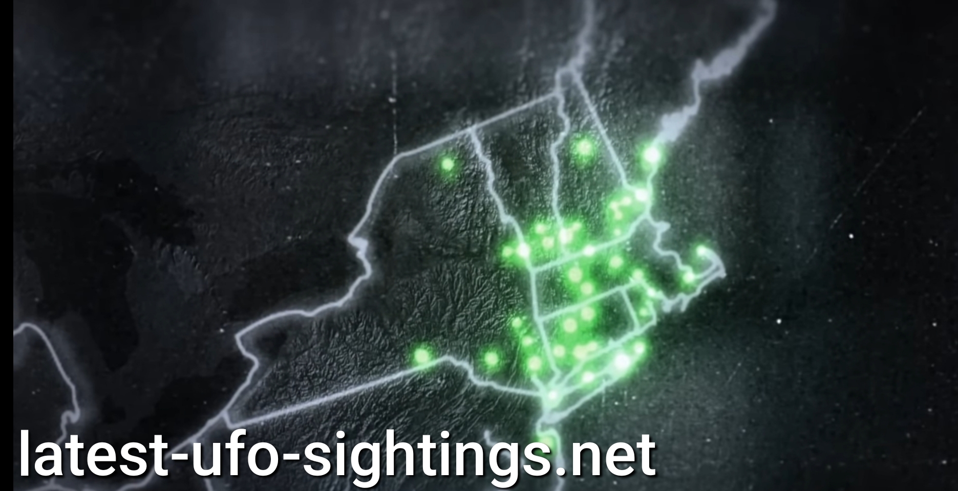 New England mappa Hot spot ufo