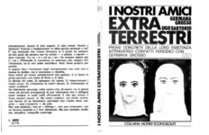 Copertina del libro I nostri amici extraterrestri di Germana Grosso e Ugo Sartorio
