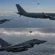 Ricostruzione illustrativa di un avvistamento UFO vicino a un Airbus Voyager e a un Eurofighter Typhoon britannici sul Mare del Nord.
